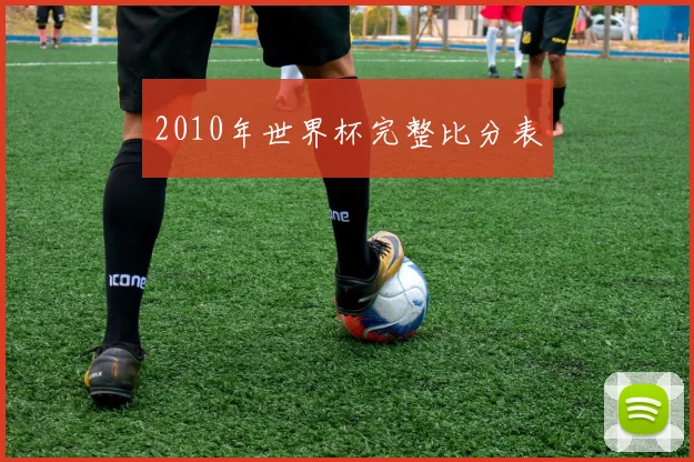 2010年世界杯完整比分表